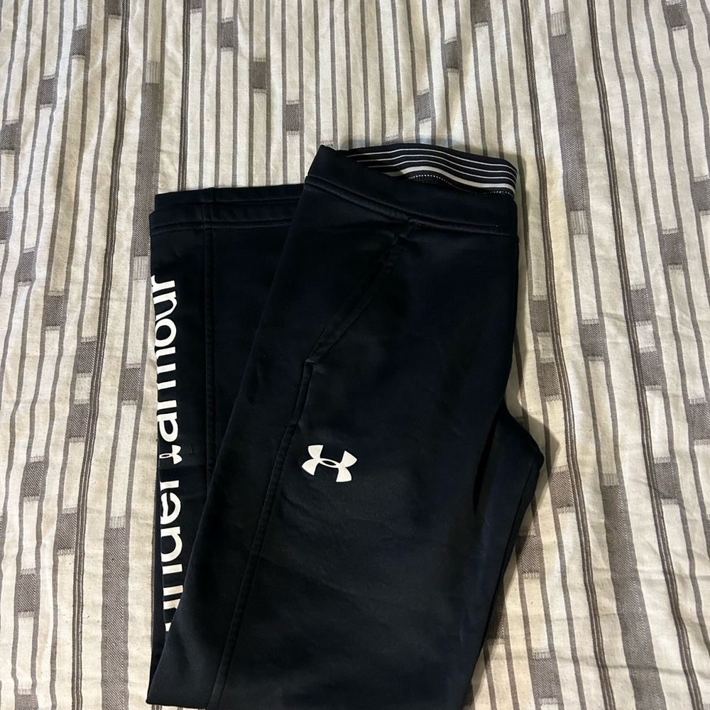 Under Armour Kids Dark Leggings with Logo